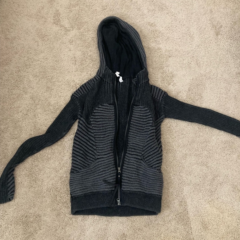Lululemon Athletica Gray Cardigan Sweater
